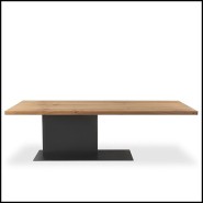 Dining Table 154 - Stage Iron - Iron frame table - Pacific Compagnie.