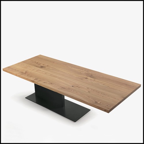 Dining Table 154 - Stage Iron - Stage Iron finish - Pacific Compagnie.