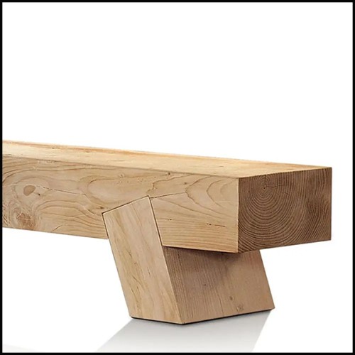 Bench 154 - Cedar Stone - Cedar Stone Bench - Pacific Compagnie.