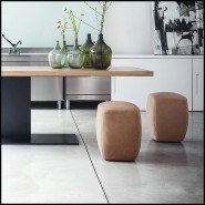 Stool 154 - Virgil Leather - Cuir - Pacific Compagnie.