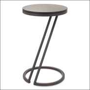 Table d'appoint 24 - Falcone Gunmetal | Eichholtz Falcone Gunmetal side table - Pacific Compagnie.