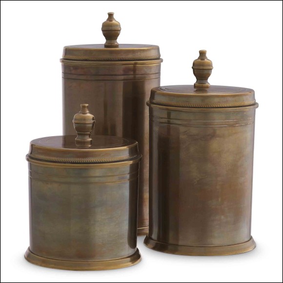 Set of 3 Box 24 - Gaston | Decorative Gaston box trio - Pacific Compagnie.