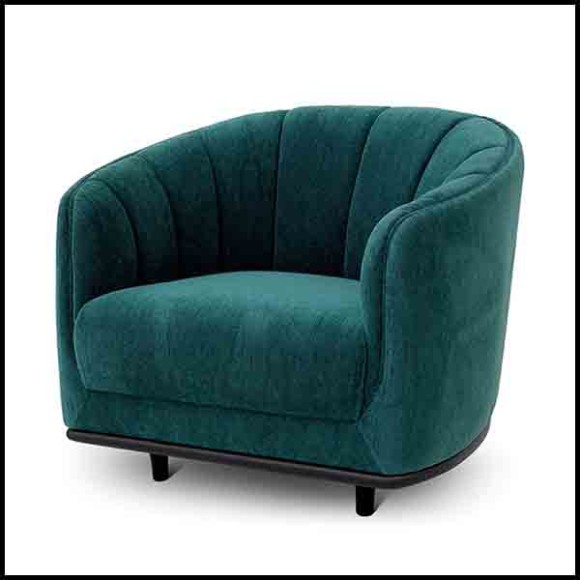 Armchair 24 - Agostino - Front view - Pacific Compagnie.