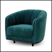 Armchair 24 - Agostino - Front view - Pacific Compagnie.