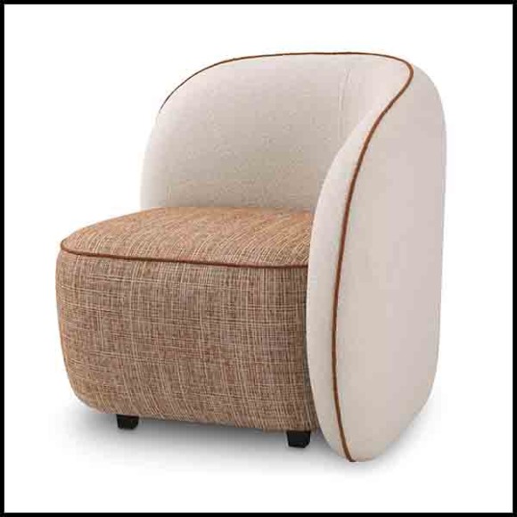 Fauteuil 24 - San Marino Right | Armchair Eichholtz- San Marino Right - Stylish Armchair - Pacific Compagnie.