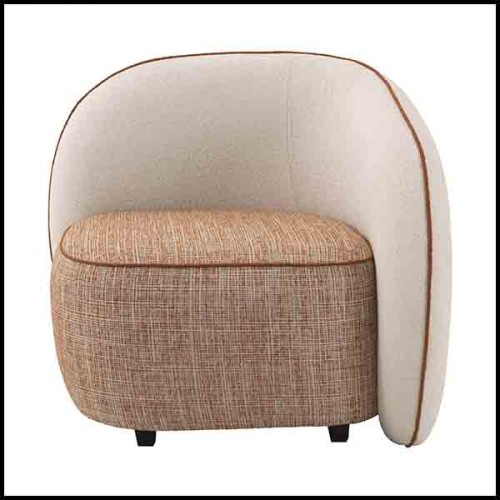 Fauteuil 24 - San Marino Right | Armchair Eichholtz- San Marino Right - Right side view - Pacific Compagnie.