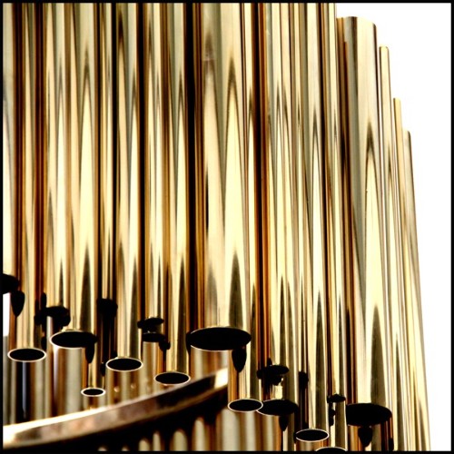 Chandelier 151-Brass Tubes