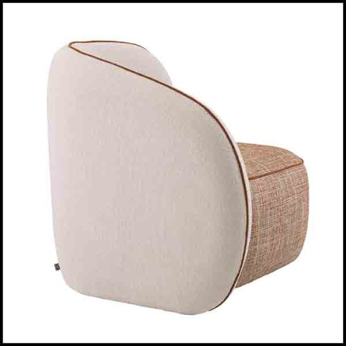 Fauteuil 24 - San Marino Gauche | Armchair Eichholtz- San Marino Left - San Marino left seat - Pacific Compagnie.