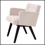 Dining Chair 24 - Locarno - Assise tissu - Pacific Compagnie.