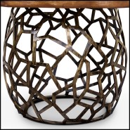 Round Dining Table 155 - Pisa | Round Dining Table 155- Pisa with leather chairs - Pacific Compagnie.