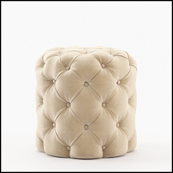 Pouf 174 - British Cream - Confort - Pacific Compagnie.