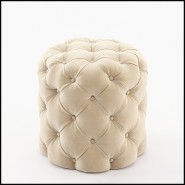 Pouf 174 - British Cream - Salon cosy - Pacific Compagnie.