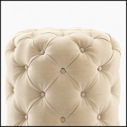 Pouf 174 - British Cream - Style british - Pacific Compagnie.