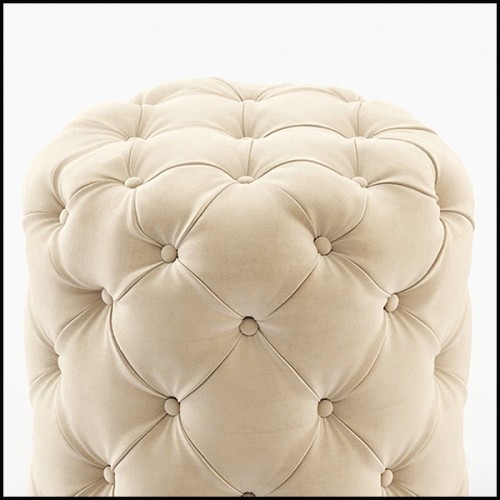 Pouf 174 - British Cream - Déco salon - Pacific Compagnie.