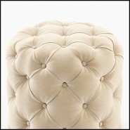 Pouf 174 - British Cream - Déco salon - Pacific Compagnie.