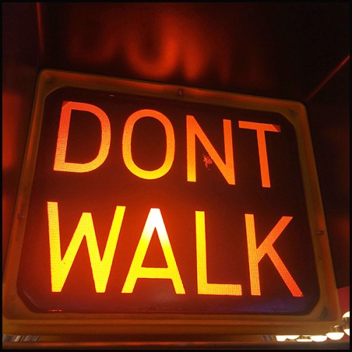 Feu de signalisation PC- Walk Don't Walk Jaune