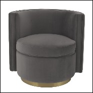 Armchair 24- Amanda Savona Grey