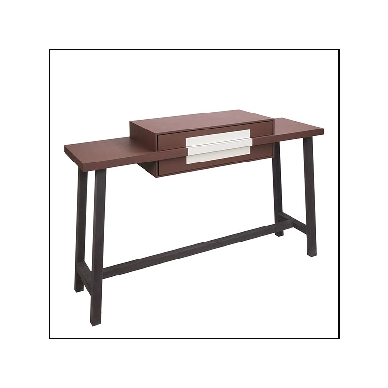 Console Table 189- Chanda Leather