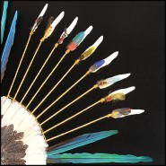 Headdress PC - Indian Tribe - Plumes naturelles - Pacific Compagnie.