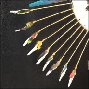 Headdress PC - Indian Tribe - Fabrication main - Pacific Compagnie.