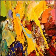 Peinture sur Toile PC - Méditerrannée - Couleurs chaudes - Pacific Compagnie.