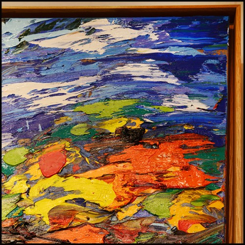 Peinture sur Toile PC - Méditerrannée - Paysage marin - Pacific Compagnie.