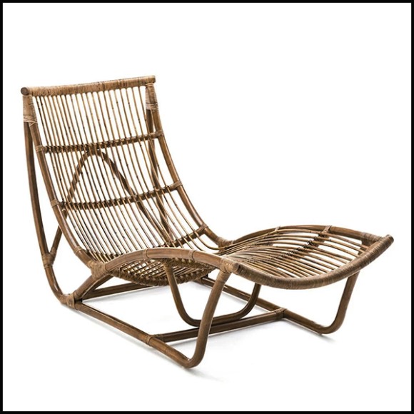 Chaise Longue 41 - Sleeper Brown - Relax moderne - Pacific Compagnie.