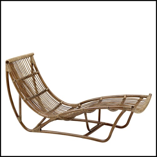 Chaise Longue 41 - Sleeper Brown - Design marron - Pacific Compagnie.