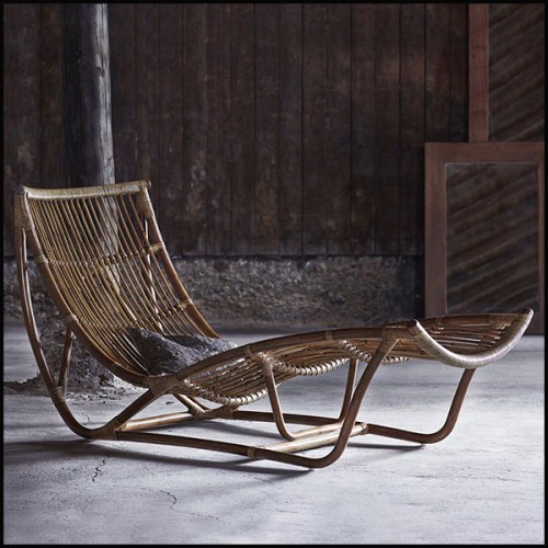 Chaise Longue 41 - Sleeper Brown - Brown relaxante - Pacific Compagnie.