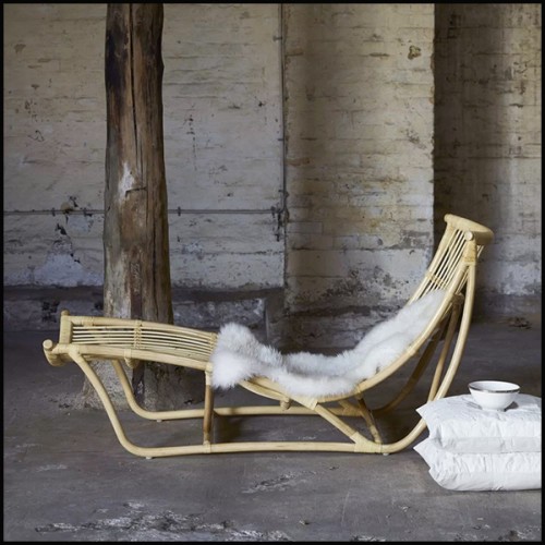 Chaise Longue Alexander Rose - Sleeper Natural