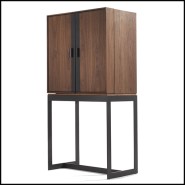 Bar 154 - Tino Walnut - Walnut finish bar - Pacific Compagnie.