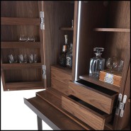 Bar 154 - Tino Walnut - Bar interior design - Pacific Compagnie.