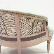 Fauteuil avec motif comme peint sur tissu 176-Monet
