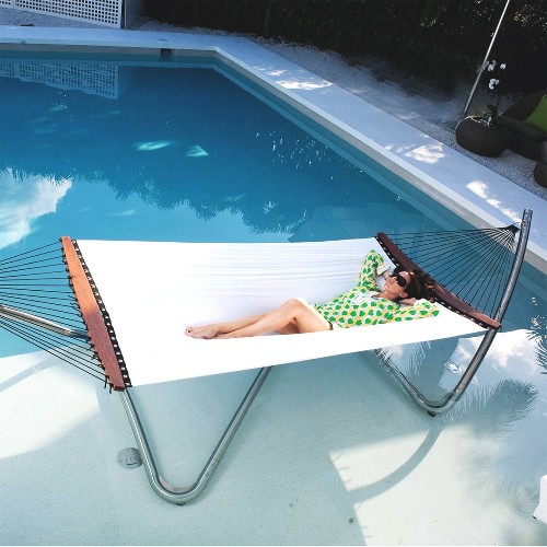 Hamac 62-Air Loung en acier inoxydable