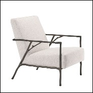 Armchair branch like frame and Loki natural 24-Antico