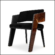 Fauteuil en noyer 164-Lupus