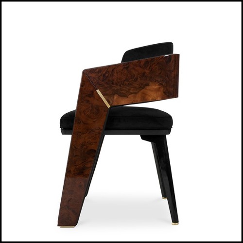 Fauteuil en noyer 164-Lupus