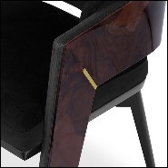 Fauteuil en noyer 164-Lupus