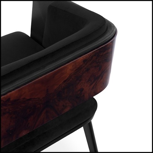 Fauteuil en noyer 164-Lupus