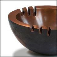 Bowl 190 - Rome Bronze | Bowl GARDECO- Rome Bronze - Bowl 190 Rome Bronze detail - Pacific Compagnie.