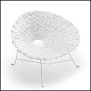 Armchair 30 - Nest White - Moderne - Pacific Compagnie.