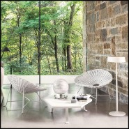 Armchair 30 - Nest White - Blanche - Pacific Compagnie.