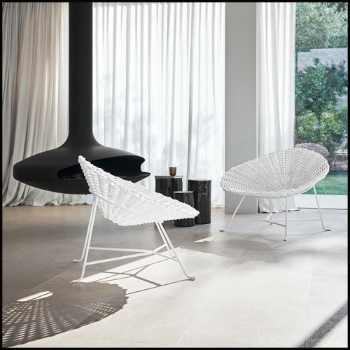 Armchair Gervasoni - Nest White