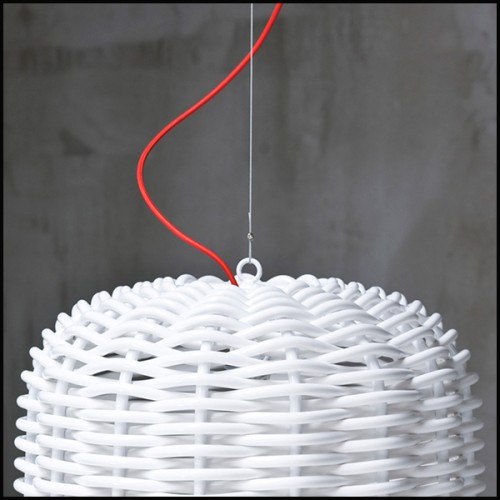 Suspension 30 - Ambra High White - Moderniste - Pacific Compagnie.