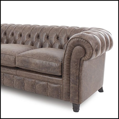 Sofa 176 - Chester Patinated 3 - Rembourré - Pacific Compagnie.