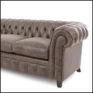 Sofa 176 - Chester Patinated 3 - Rembourré - Pacific Compagnie.