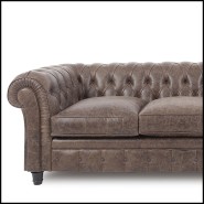 Sofa 176 - Chester Patinated 3 - Intemporel - Pacific Compagnie.