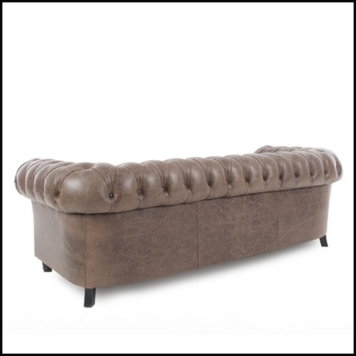 Sofa 176 - Chester Patinated 3 - Cuir - Pacific Compagnie.