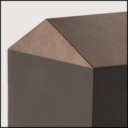 Stool 189 - Edwin Tea Brown - Cuir - Pacific Compagnie.