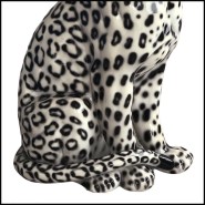 Sculpture 162 - Leopard Black&White Left - Original - Pacific Compagnie.